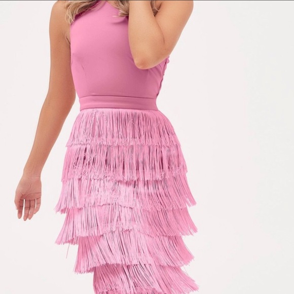 Gorgeous Lavish Alice dress in pink - Picture 2 of 10